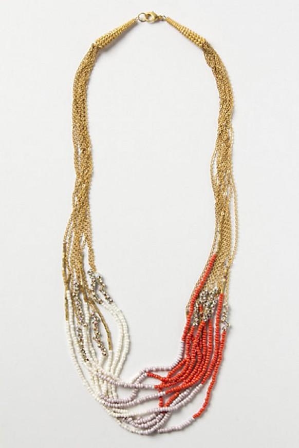 Baroque Wedding Twisted Strands Coral Necklace 1329313 Weddbook