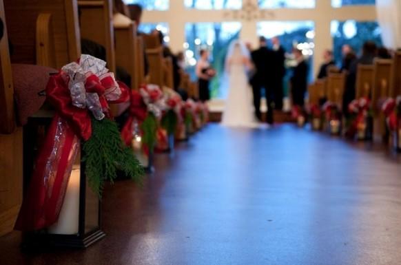 Christmas Wedding Aisle Decor Ideas Winter Wedding Aisle Decor