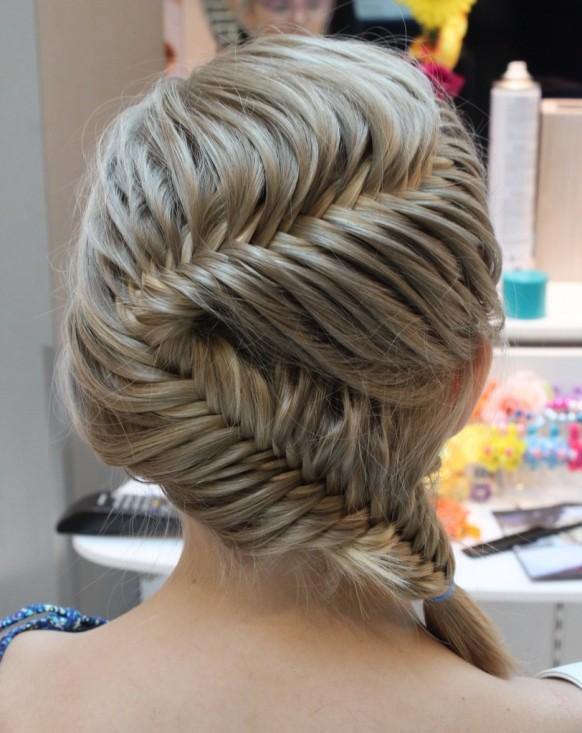 fish braid wedding hairstyles