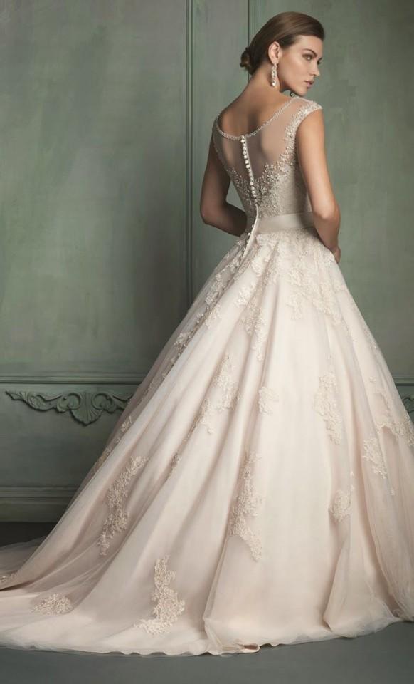 Dress Ivory Wedding Dress With A Pinkish Touch 1997359 Weddbook