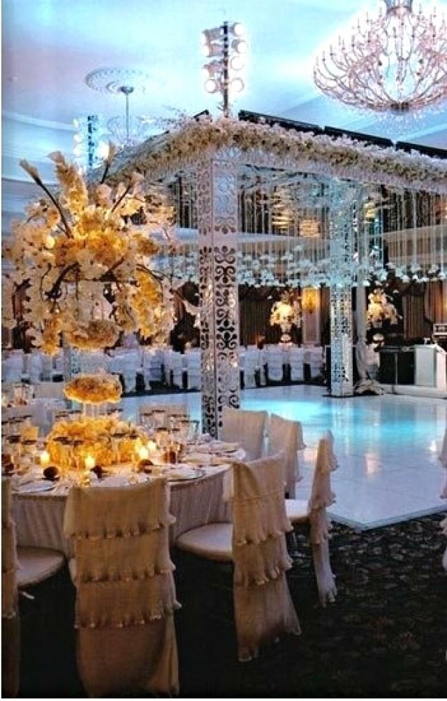 Silver Wedding Tablescape Reception Decor Silver 2026976
