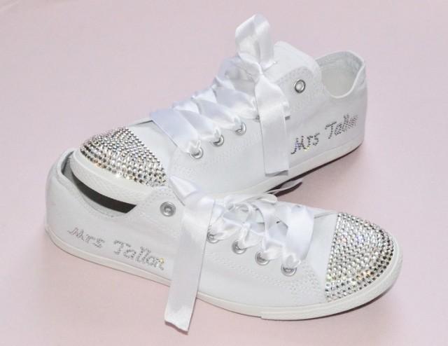 blinged out wedding converse