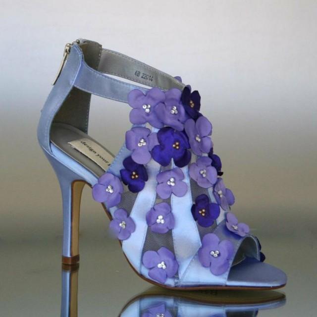 cornflower blue wedding shoes