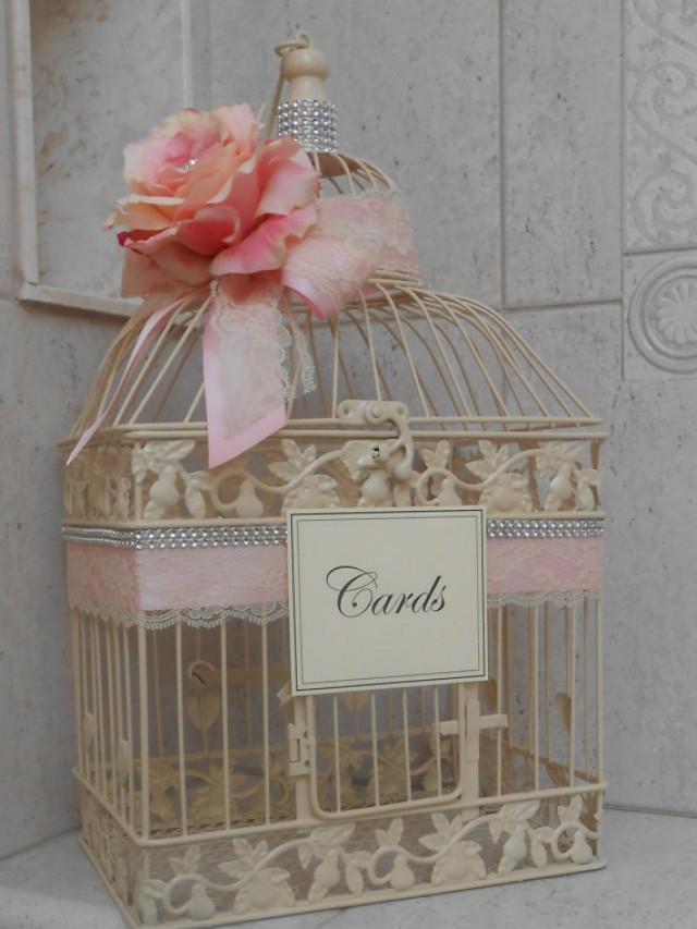 Birdcage Wedding Card Box Ivory Wedding Birdcage Wedding Card