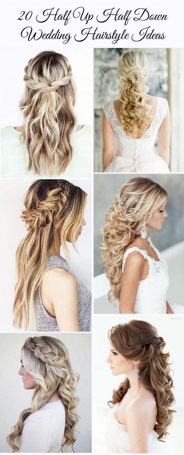 20 Awesome Half Up Half Down Wedding Hairstyle Ideas #2515760 - Weddbook