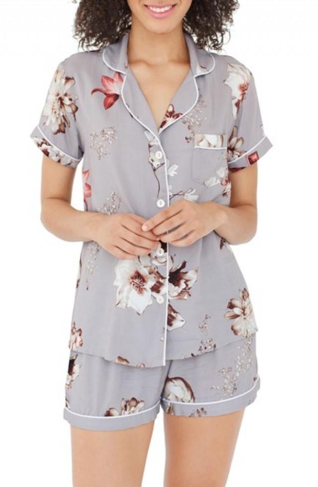 Lingerie - Plum Pretty Sugar Floral Short Pajamas #2829290 - Weddbook