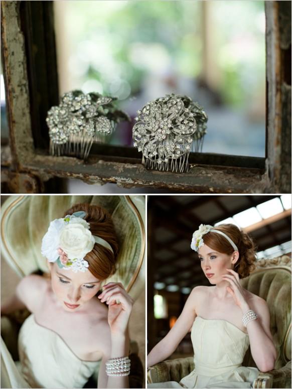 Vintage Wedding Hair Vintage Hair Combs 792577 Weddbook