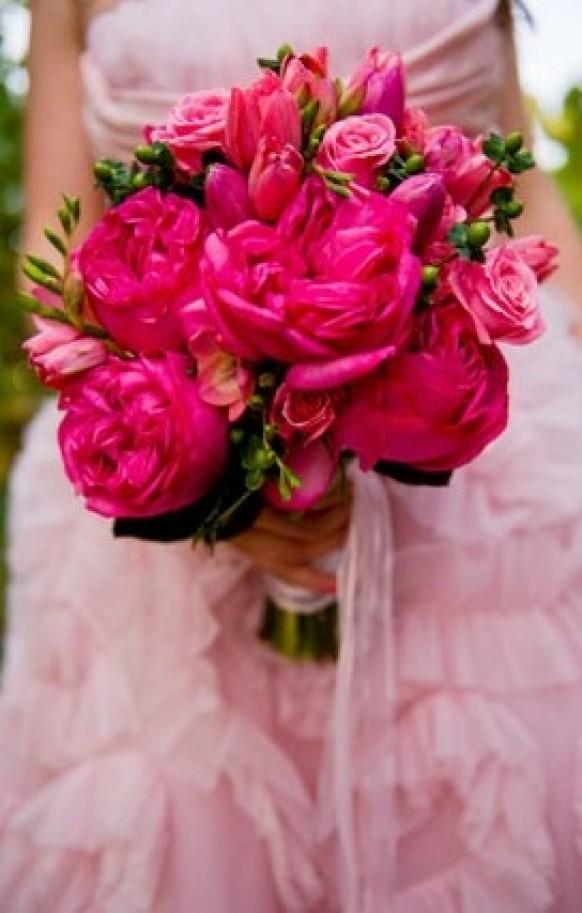 Pink Wedding Pink Wedding Bouquets 796518 Weddbook 4794