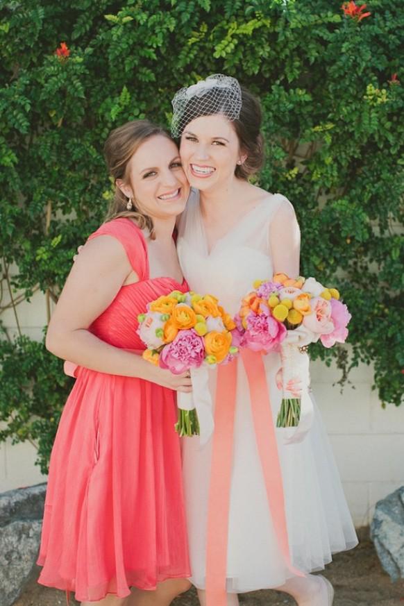 Pink Wedding Pink Bridesmaids' Dresses 796952 Weddbook