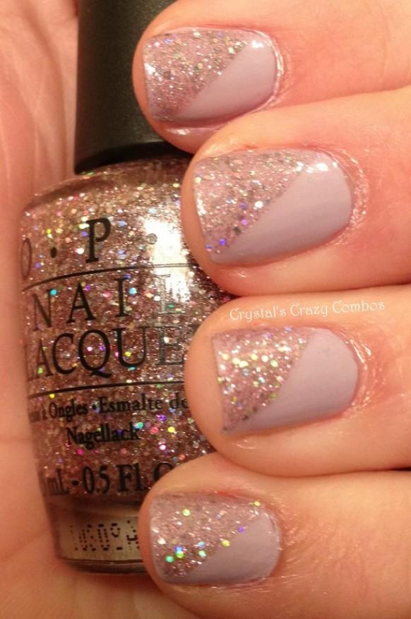 Sparkle And Glitter Wedding Bridal Nail Designs ♥ Wedding Nail Art