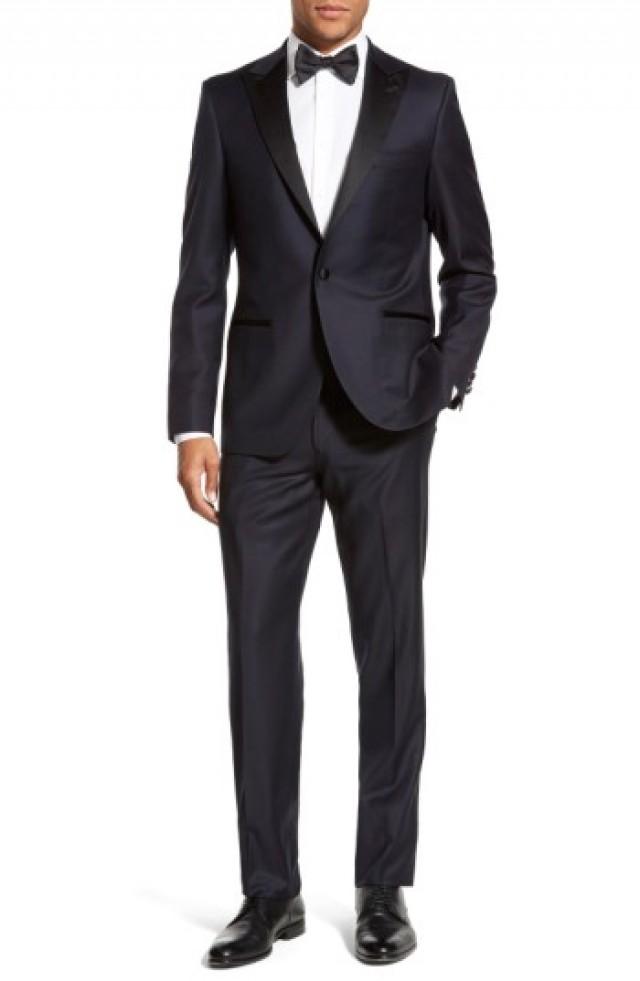 Strong Suit 'Aston' Trim Fit Solid Wool Tuxedo #2796019 - Weddbook